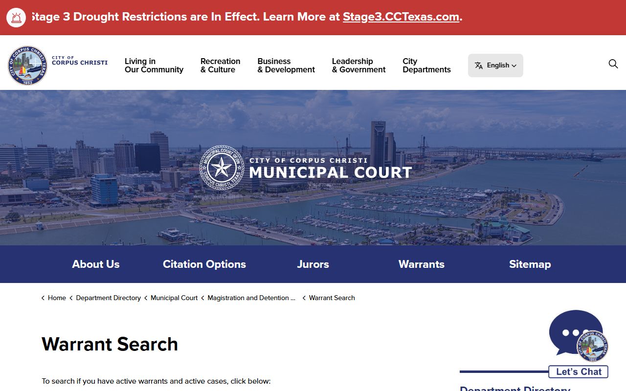 Corpus Christi Family Court Records - Municipal Court