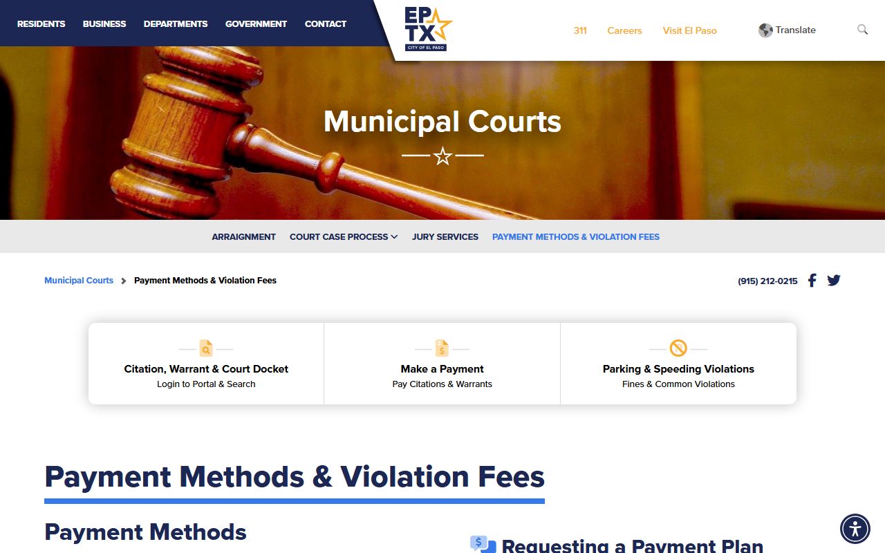 El Paso Family Court Records - Municipal Court