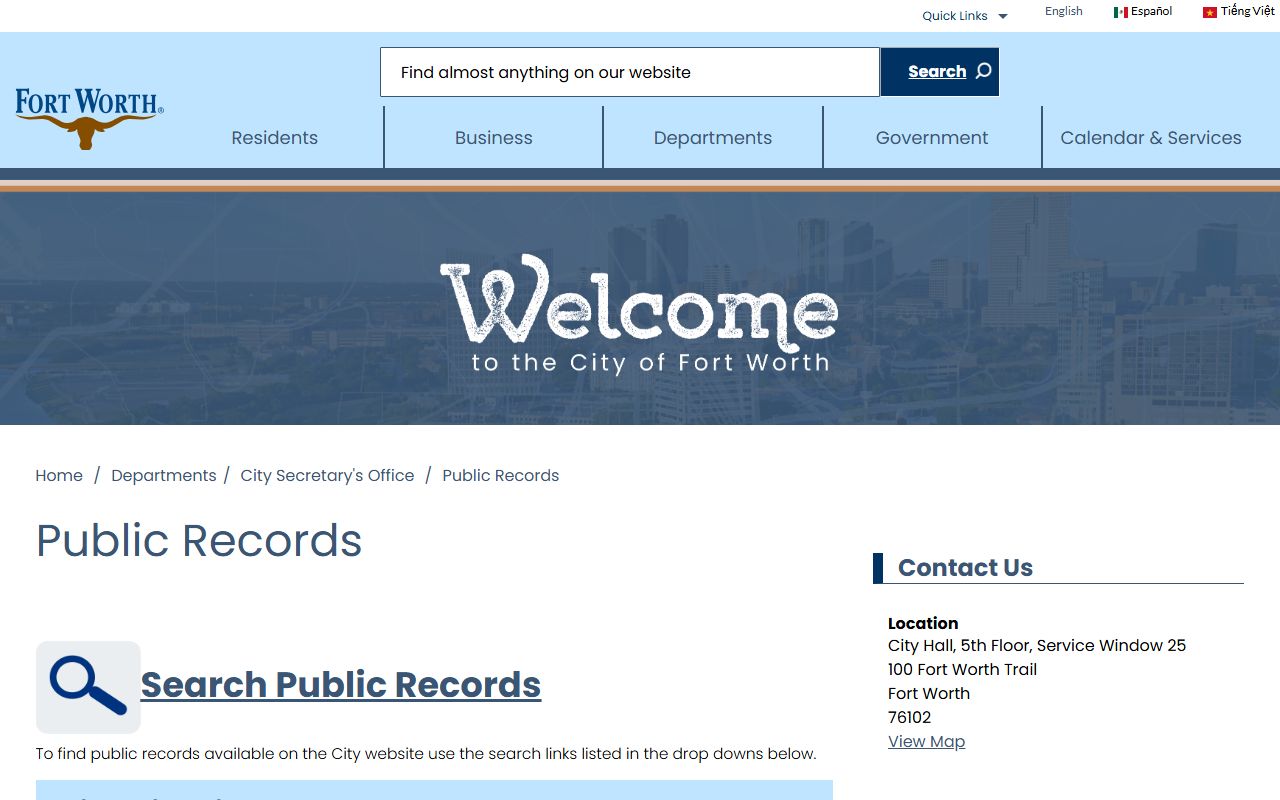 Fort Worth Family Court Records - Public Records