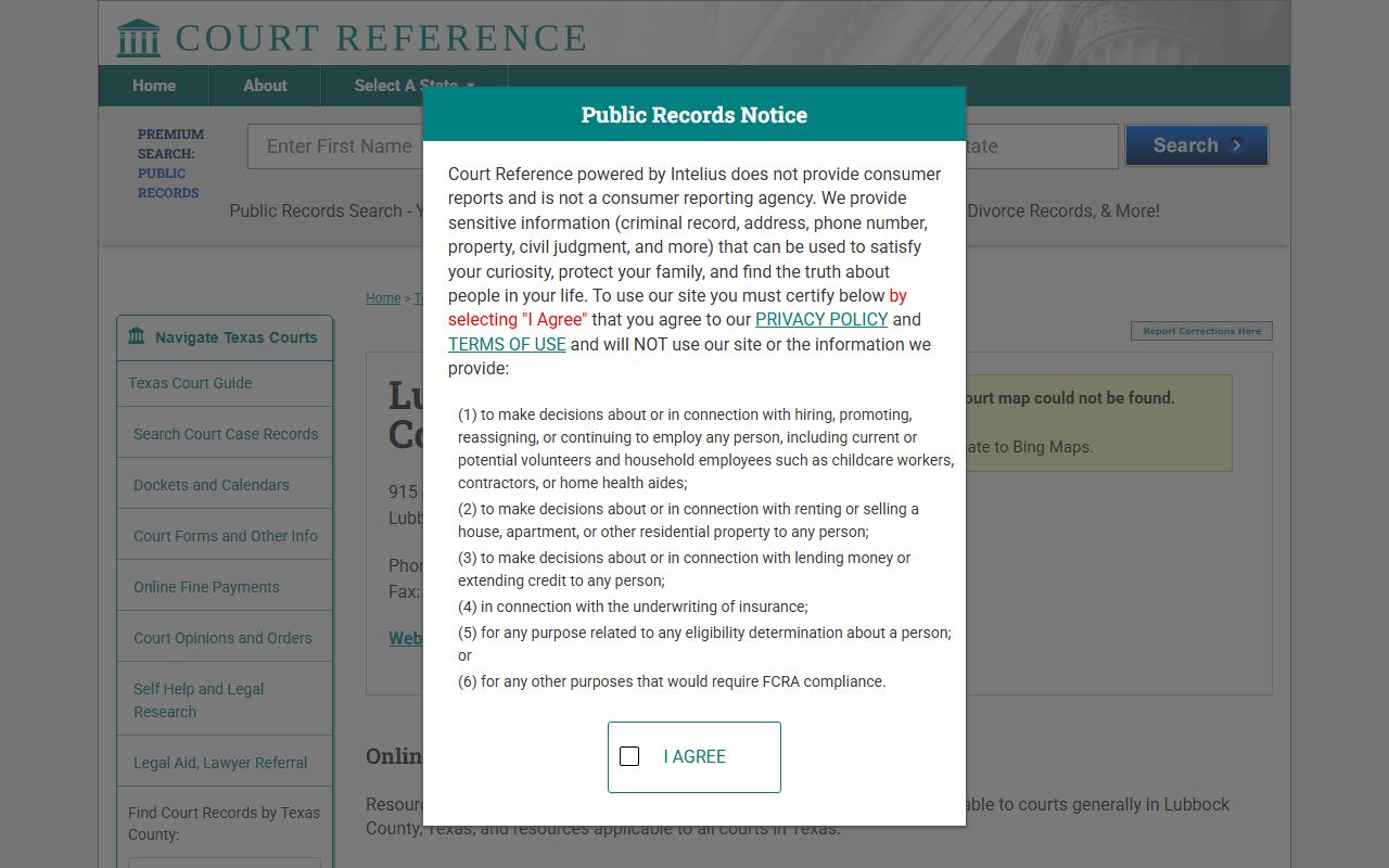 Lubbock Family Court Records - Municipal Court